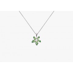 Pendant L’essentielle SM WG Diamond Green Sapphire